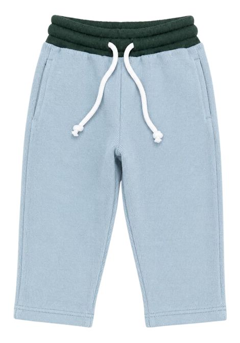 Pantalone neonato in misto viscosa Manuel Ritz | 4480VERDE